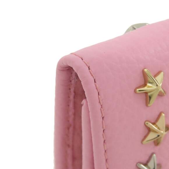 Jimmy Choo Star Motif Leather Key Case for Women - Picture 13 of 16